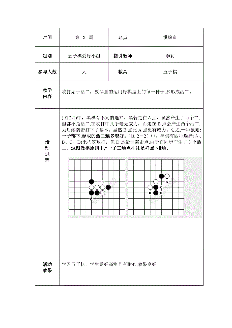 五子棋社团活动记录_第2页