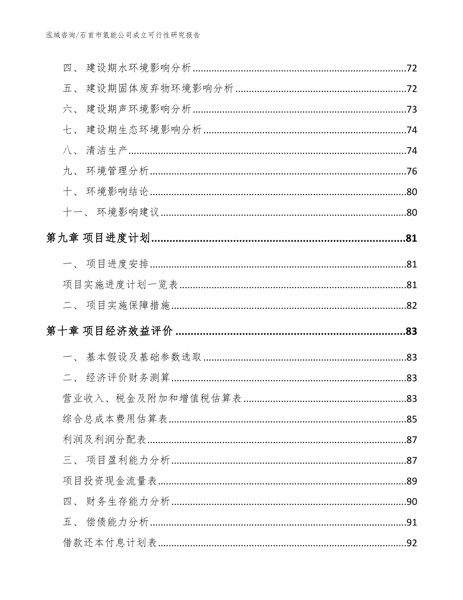 石首市氢能公司成立可行性研究报告_参考模板_第4页