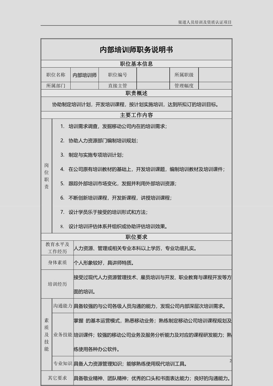 企业内部培训师体系构建与管理制度汇编_第3页