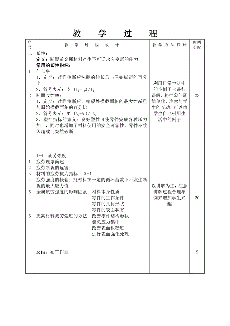 机械基础教案21-3强度和塑性1-4疲劳强度.doc_第3页