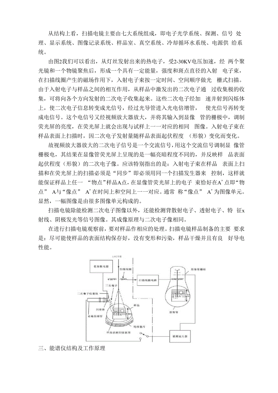 扫描电镜在材料表面形貌观察及成分分析中应用_第2页