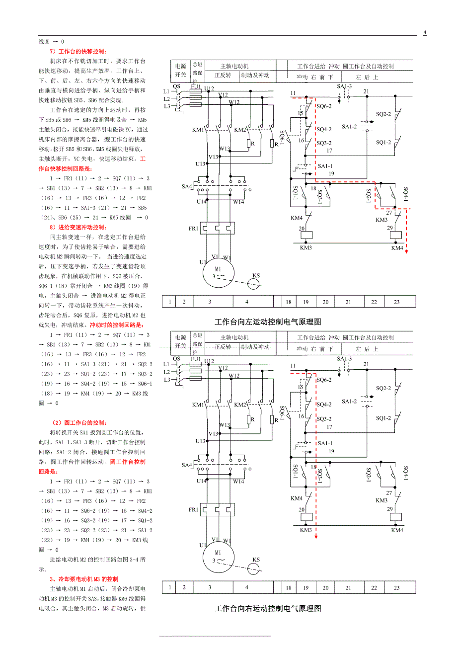 中级维修电工机床排故(X62万能铣床)教材(OFFCE2003排版).doc_第4页