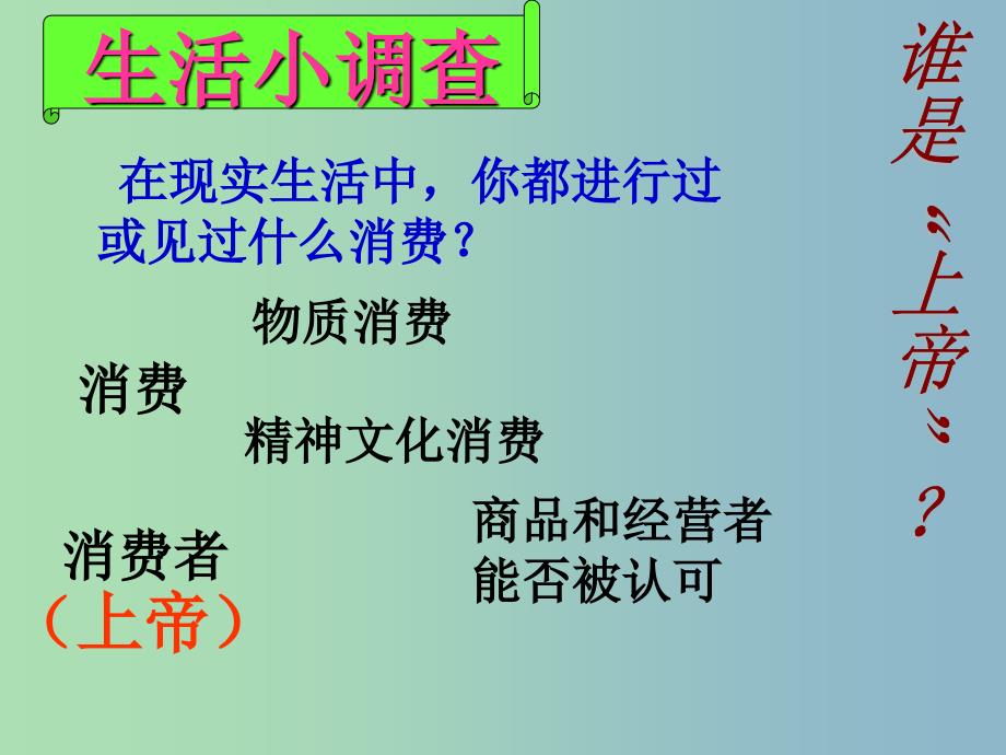 八年级政治下册 3.8.1 我们享有“上帝”的权利课件 新人教版.ppt_第1页