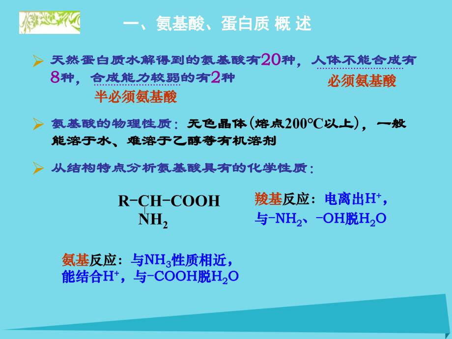 高中化学 5.2 氨基酸 蛋白质课件 苏教版选修5_第4页