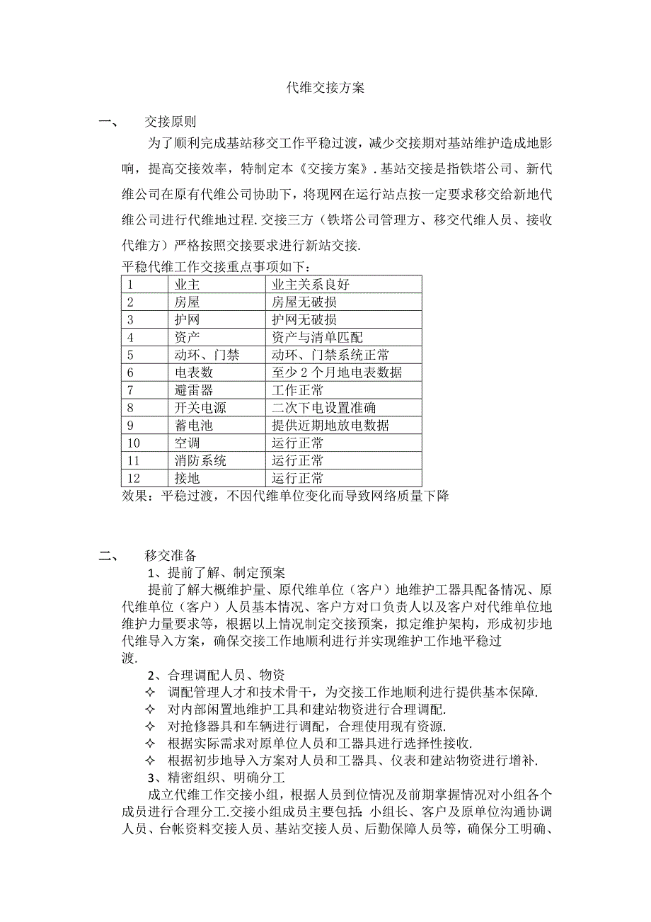 代维交接具体实施方案(共35页)_第1页