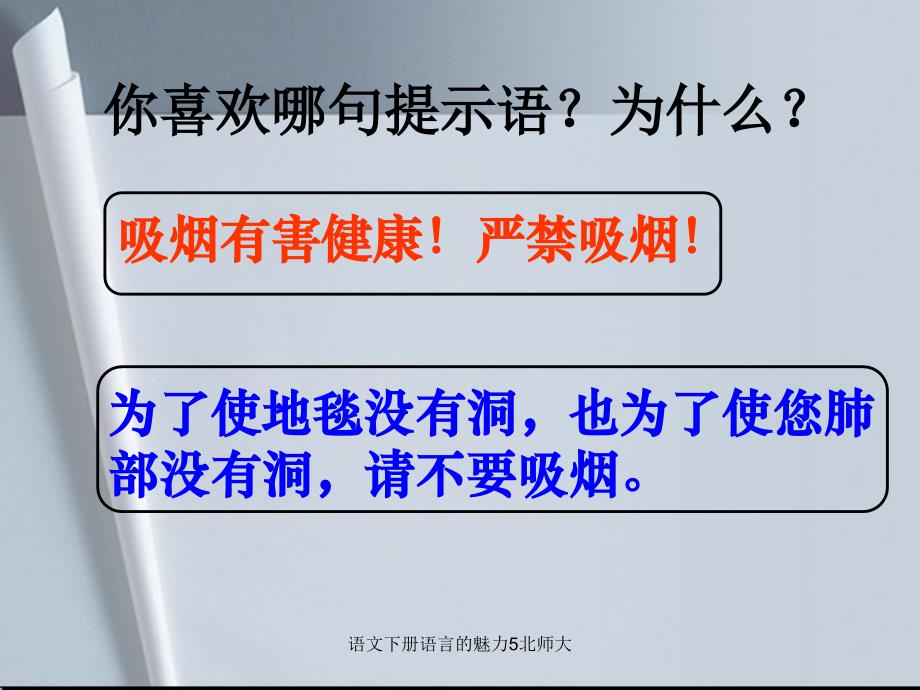 语文下册语言的魅力5北师大课件_第4页