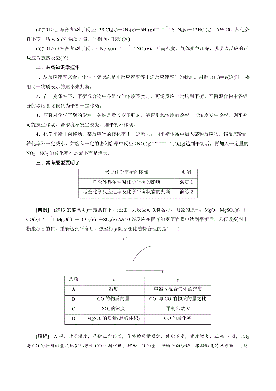 【最新】高考化学冲刺讲义【专题六】化学反应速率与化学平衡含自测卷及答案_第4页