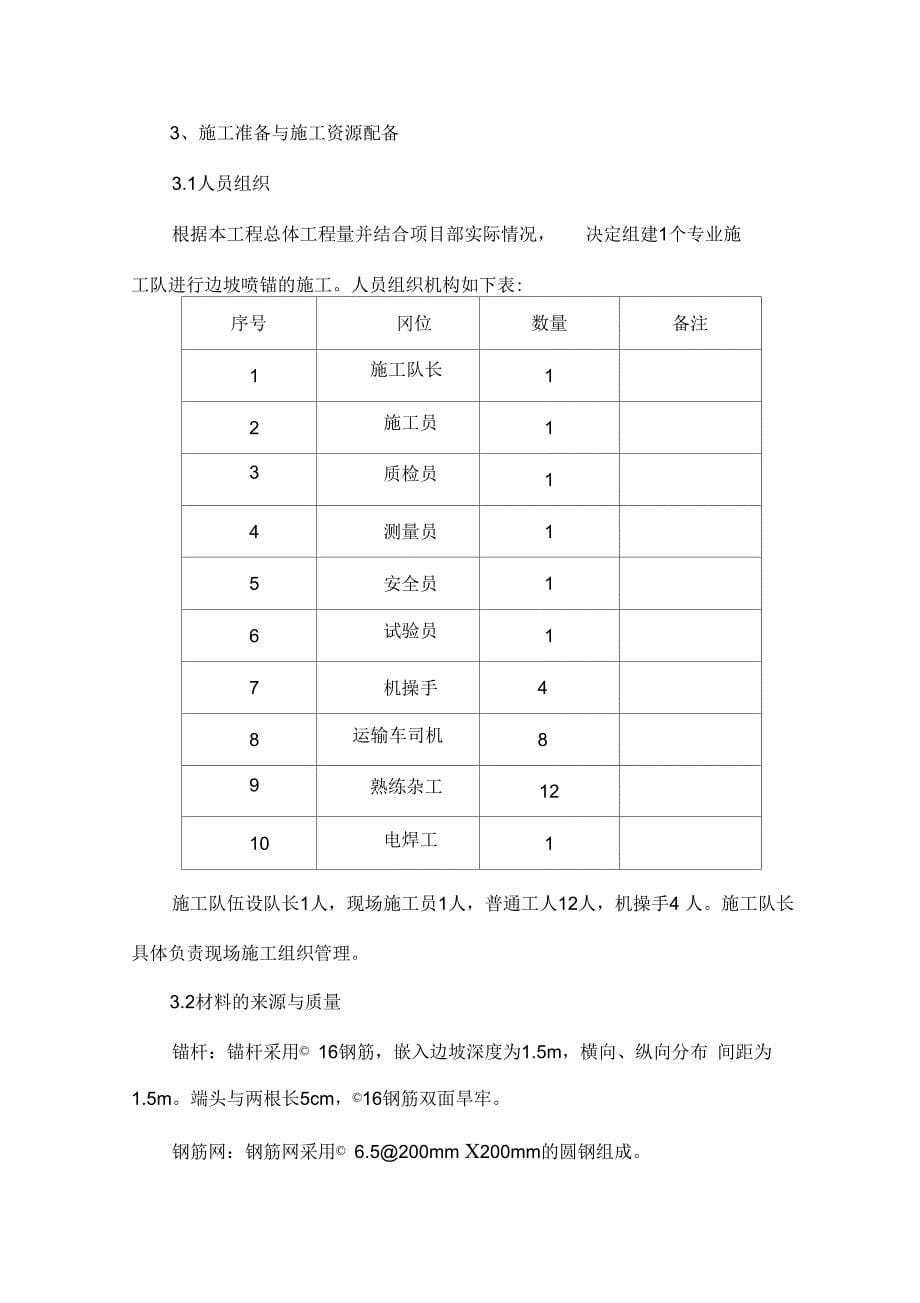 挂网喷砼施工方案_第5页