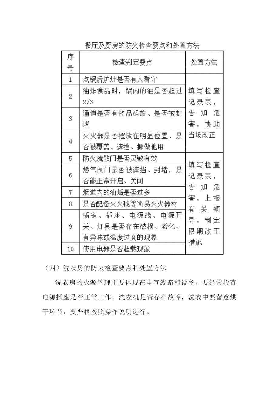 消防安全检查的内容及检查方法_第5页