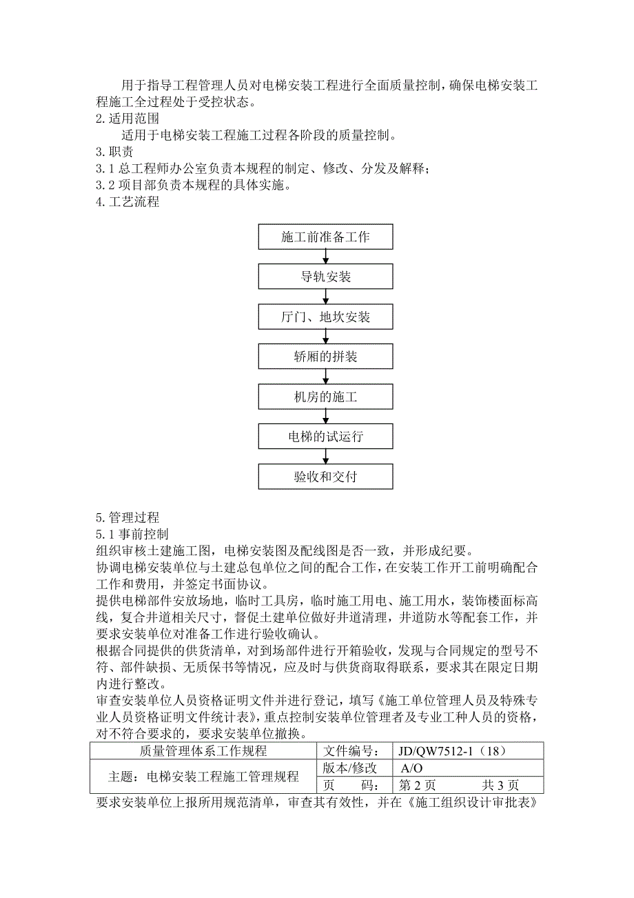 电梯安装工程施工管理规程_第2页