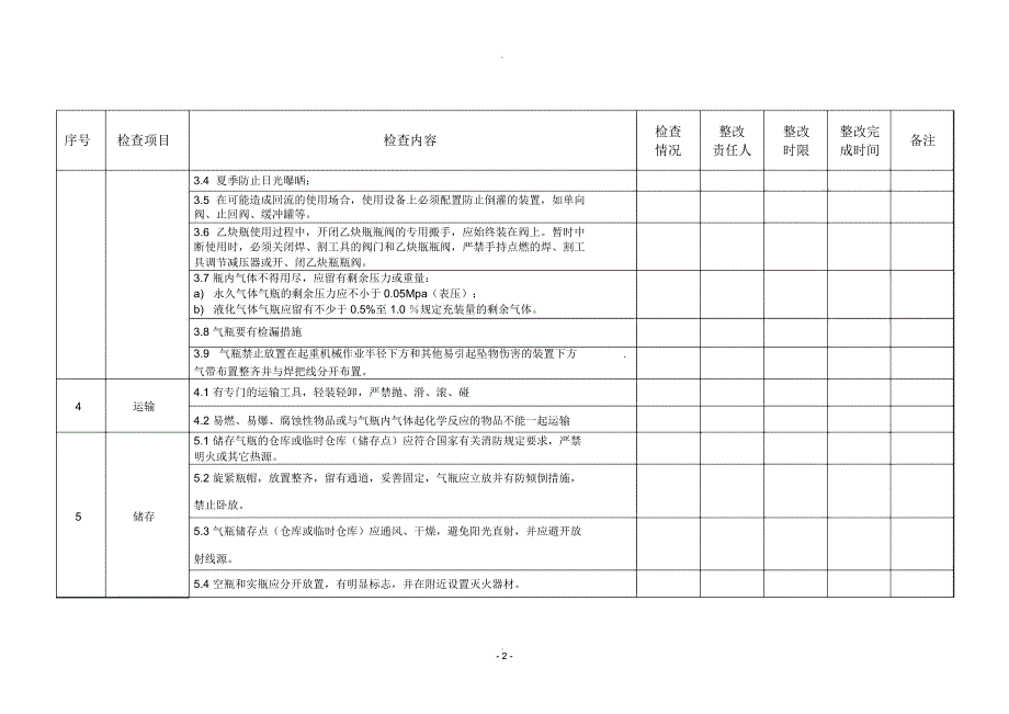 气瓶专项检查表_第2页