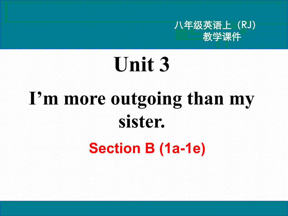 人教英语八年级上册unit3 Section B (1a-1e) 教学课件a_第3页