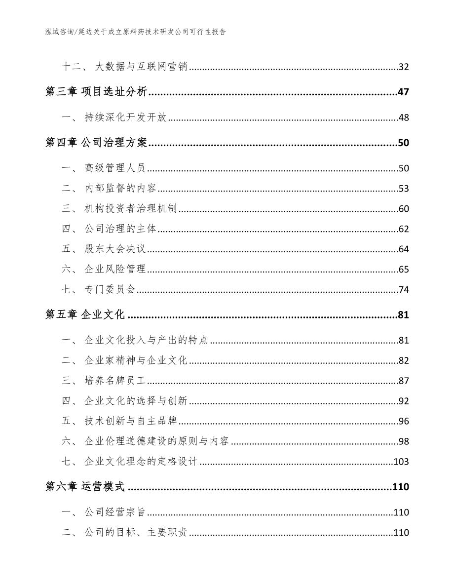 延边关于成立原料药技术研发公司可行性报告模板参考_第2页