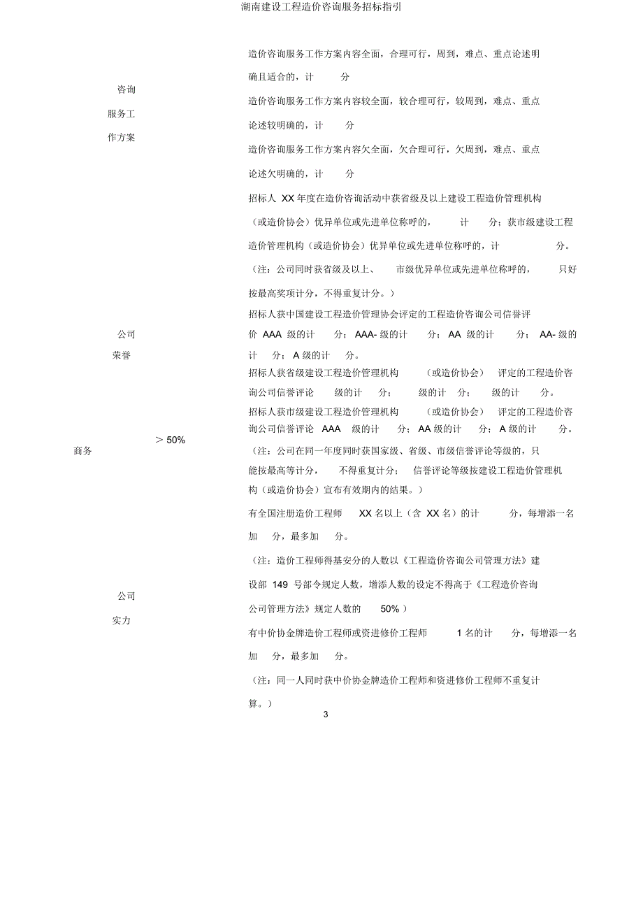 湖南建设工程造价咨询服务招标指引.docx_第3页