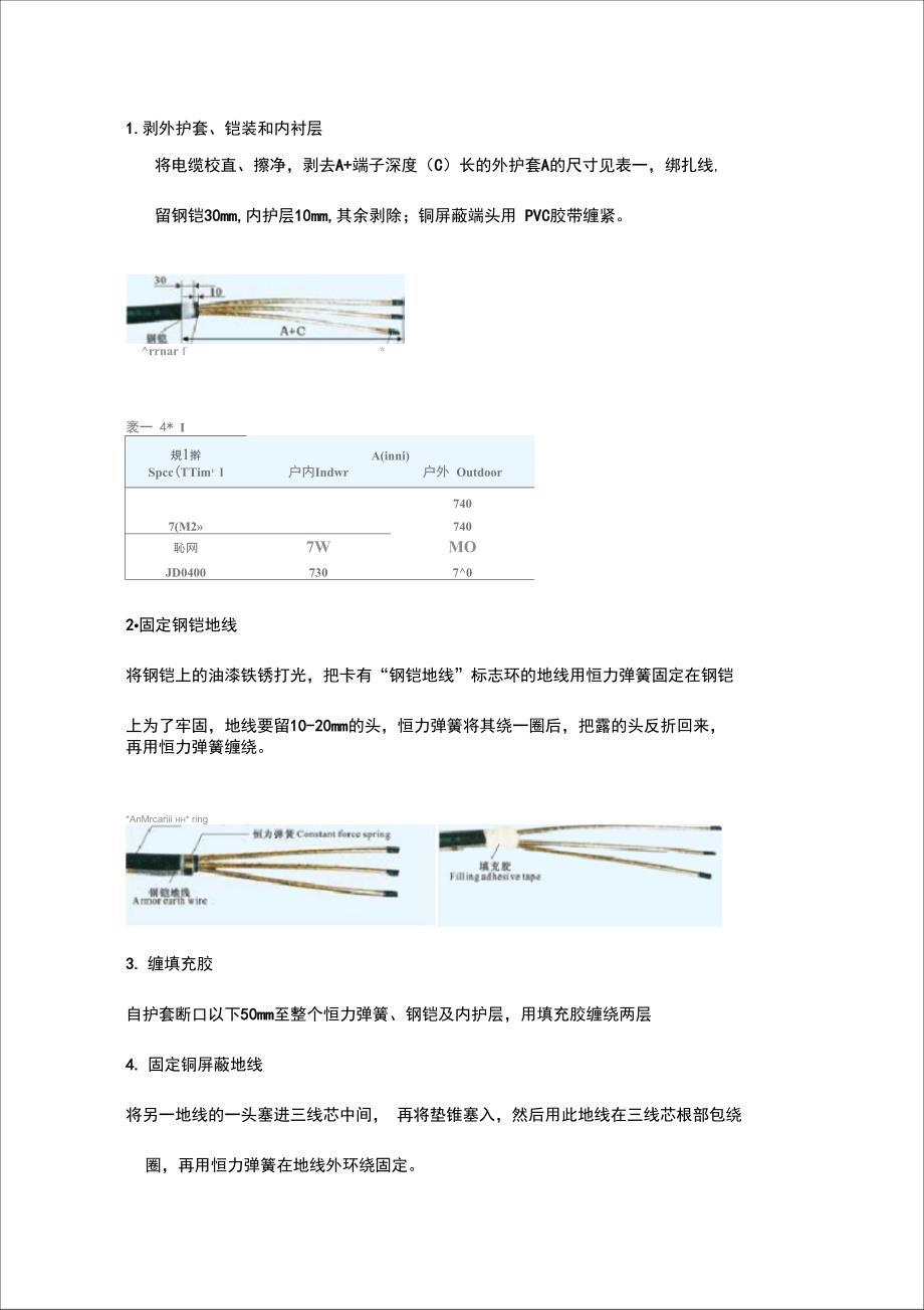 电力冷缩接头施工方法_第1页
