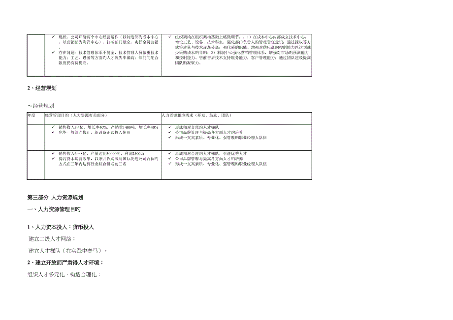 公司年人力资源重点规划_第2页