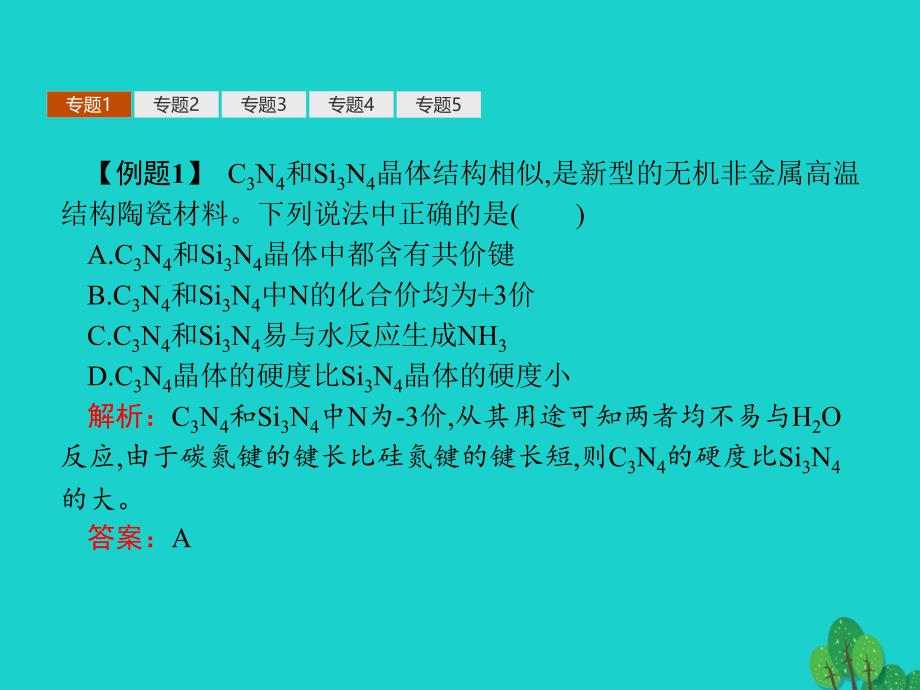 2017-2018学年高中化学 第三单元 化学与材料的发展单元整合课件 新人教版选修2_第4页