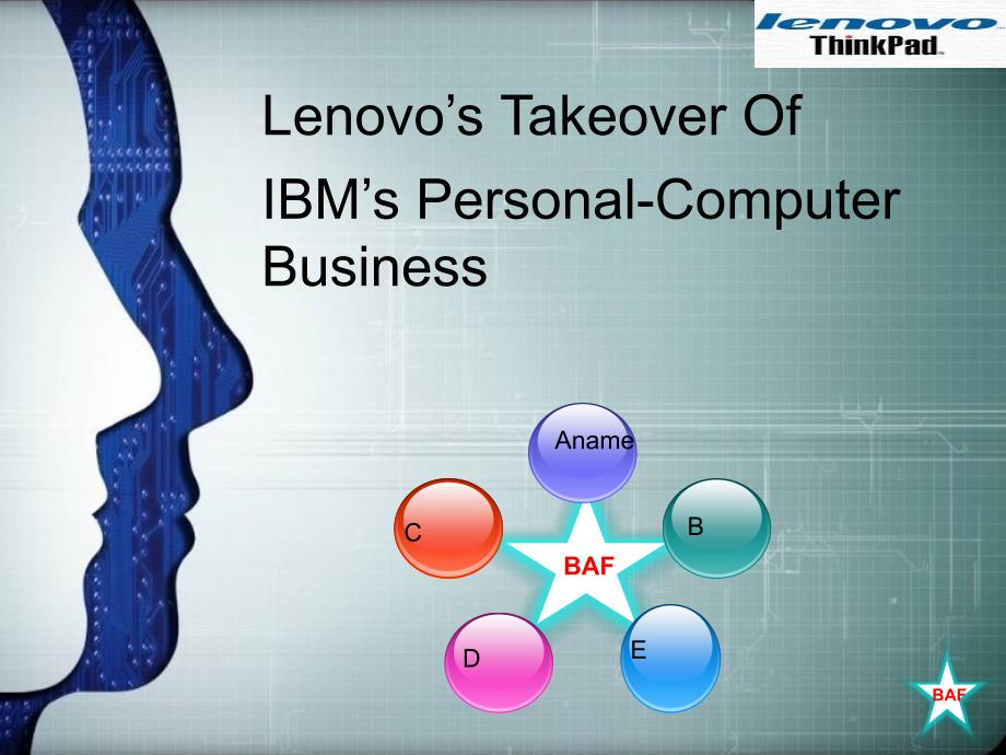 管理沟通 Lenovo收购IBM_第1页