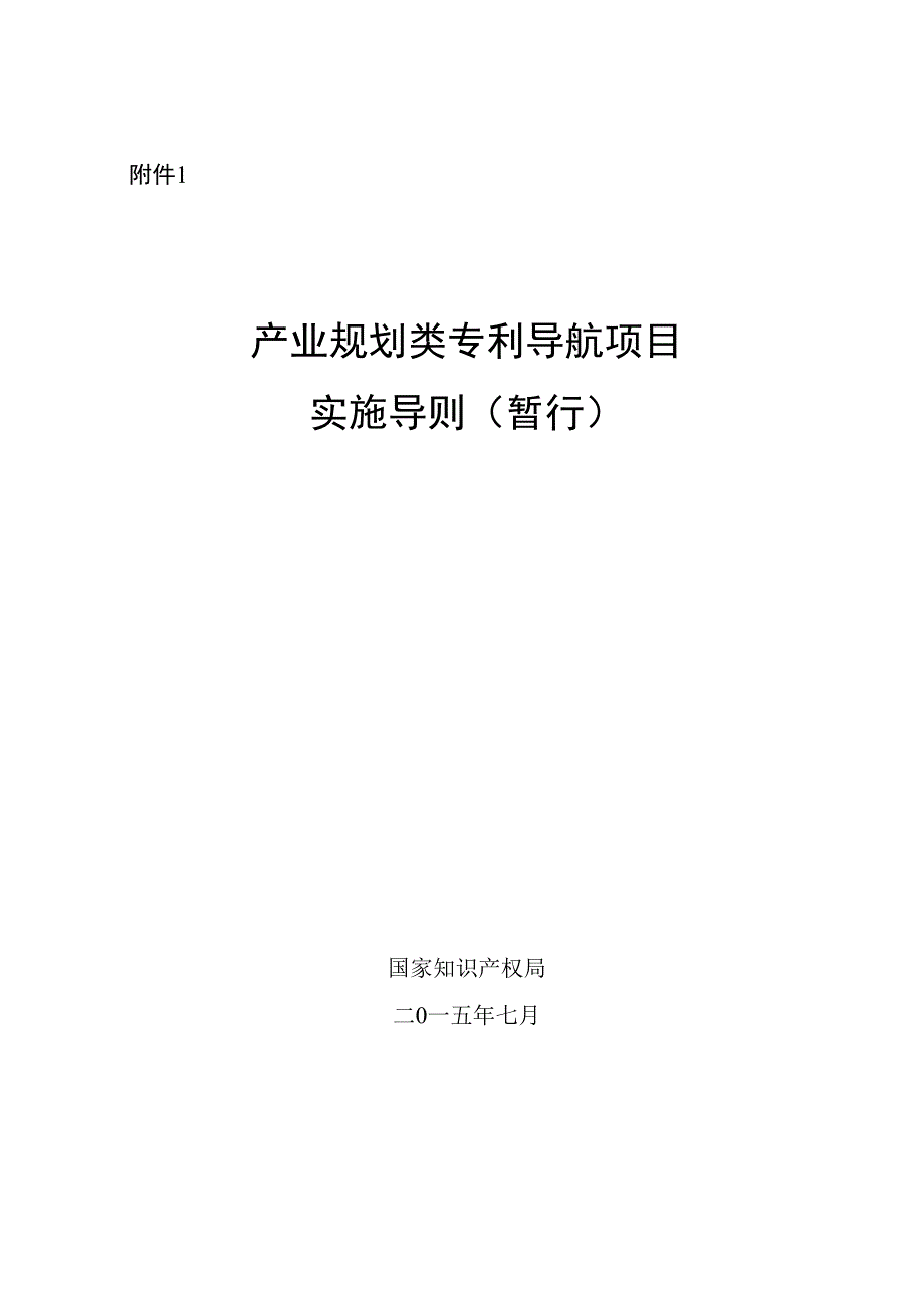 产业规划类专利导航项目实施导则_第1页