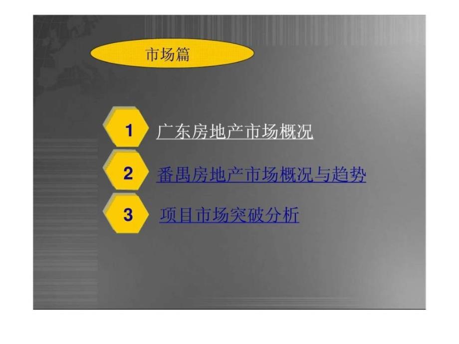 番禺石楼镇大岭村龙漖商住地块项目前期策划报告_第3页