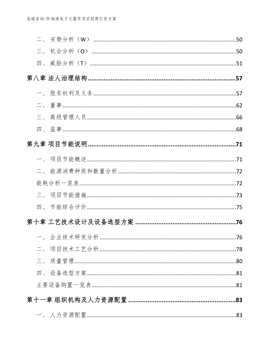 防城港电子元器件项目招商引资方案【范文参考】_第4页