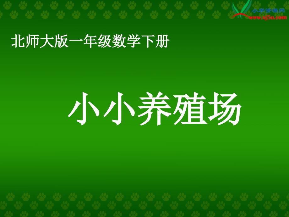 北师大小学数学一下3.5小小养殖场PPT课件_第1页