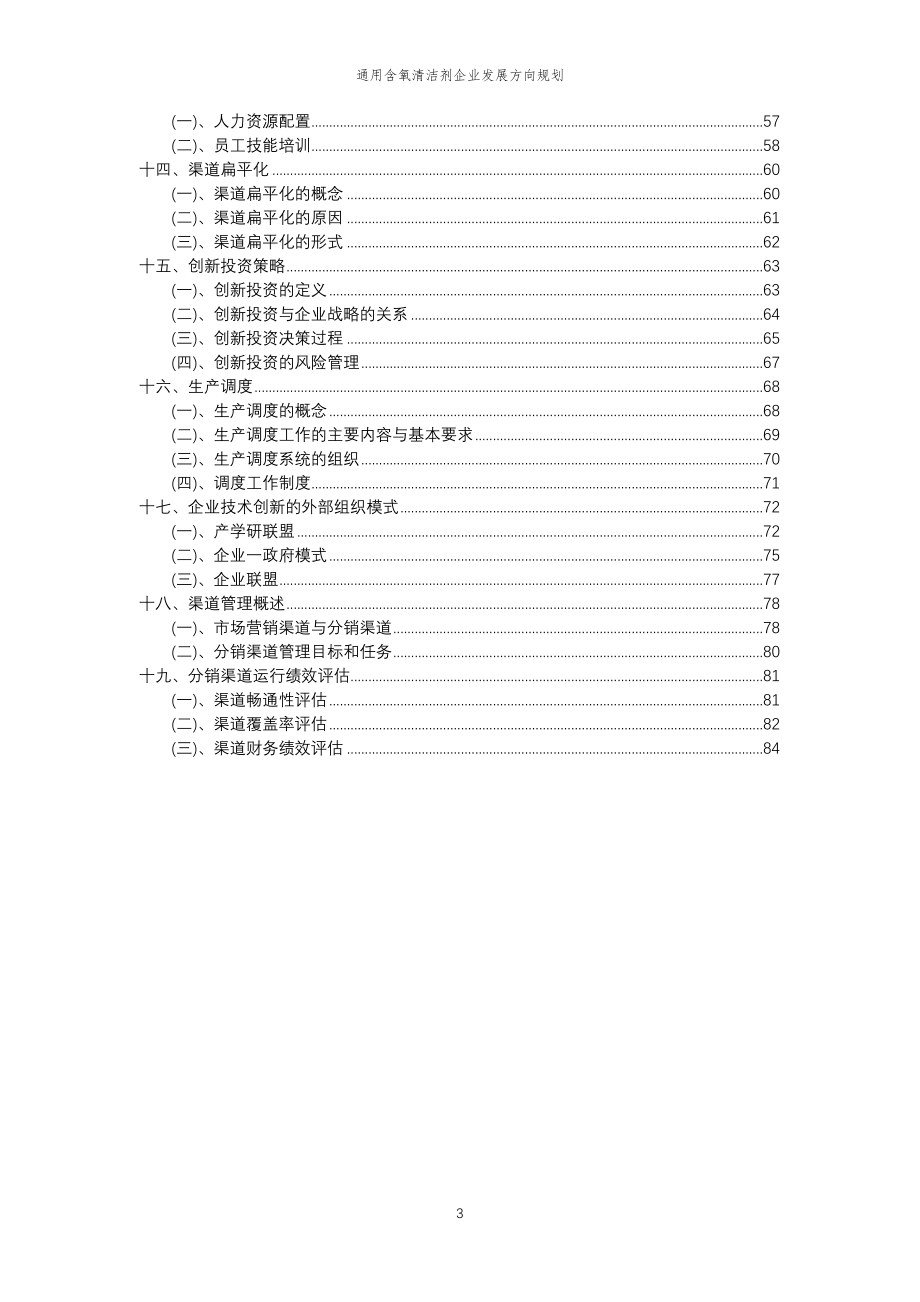 2023年通用含氧清洁剂企业发展方向规划_第3页