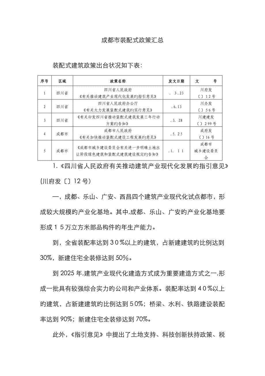 成都市装配式政策汇总.03_第1页