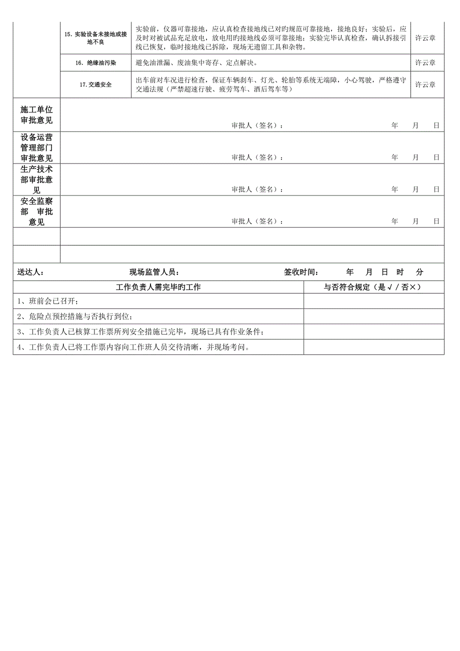 综合施工作业安全综合措施管控表_第3页