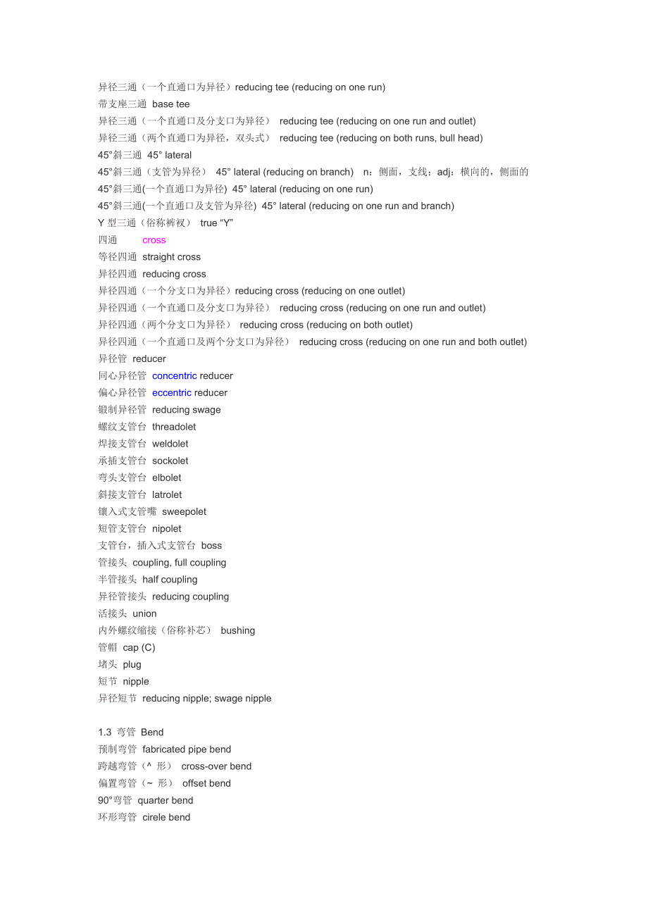 化工装置安装用英语词汇(现场安装和材料名称)（精品）_第4页