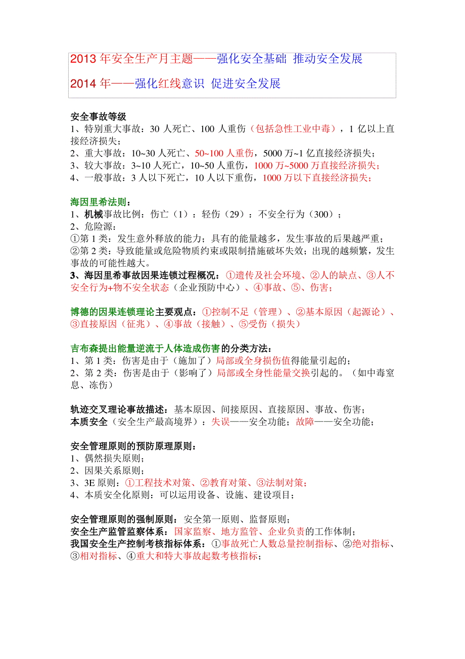 注册安全工程师管理牛人总结-(重点推荐)知识讲解_第1页