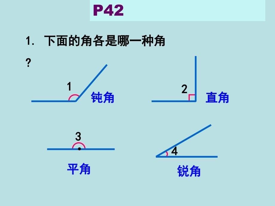 人教版新课标四上角的分类课件_第5页