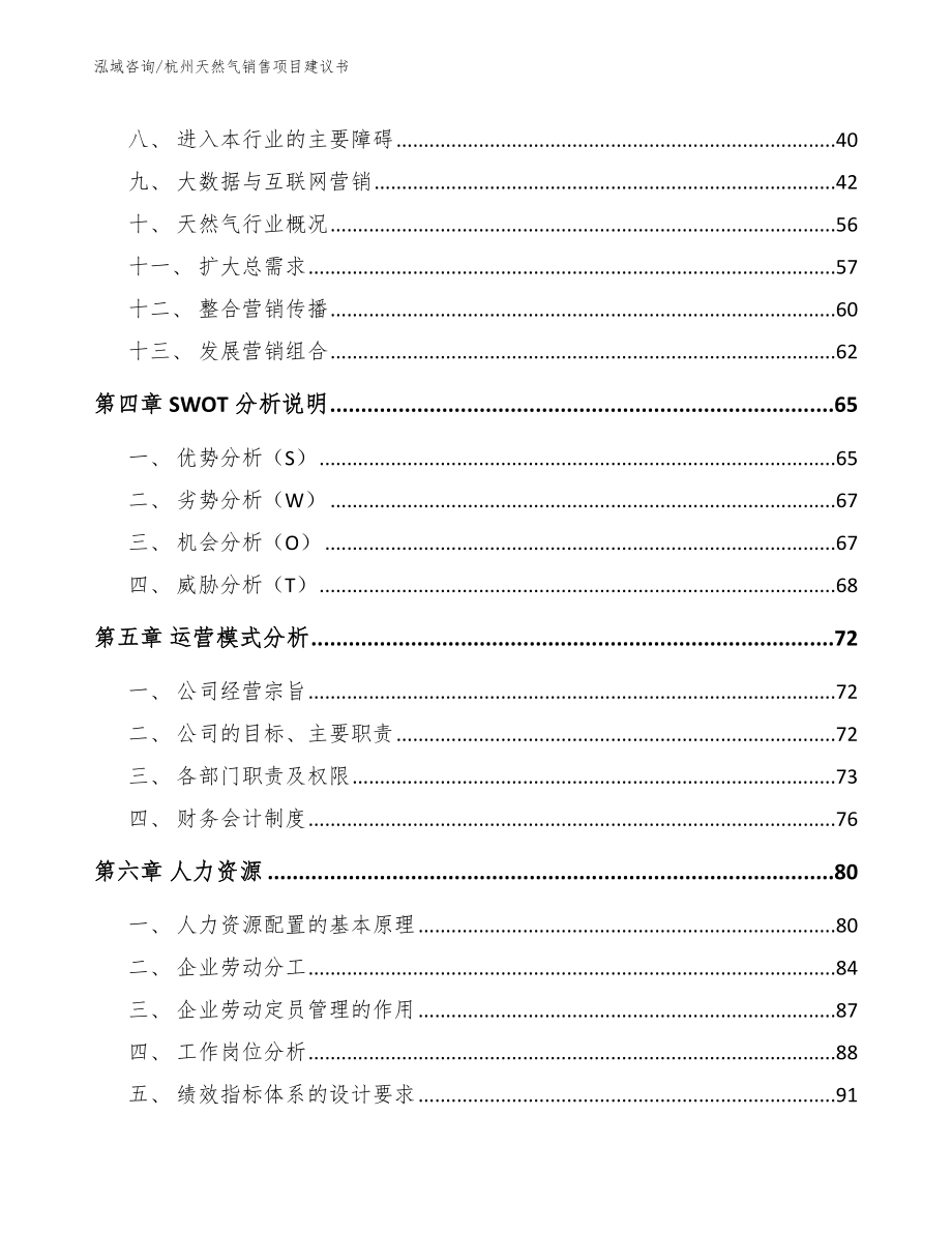 杭州天然气销售项目建议书_模板_第2页