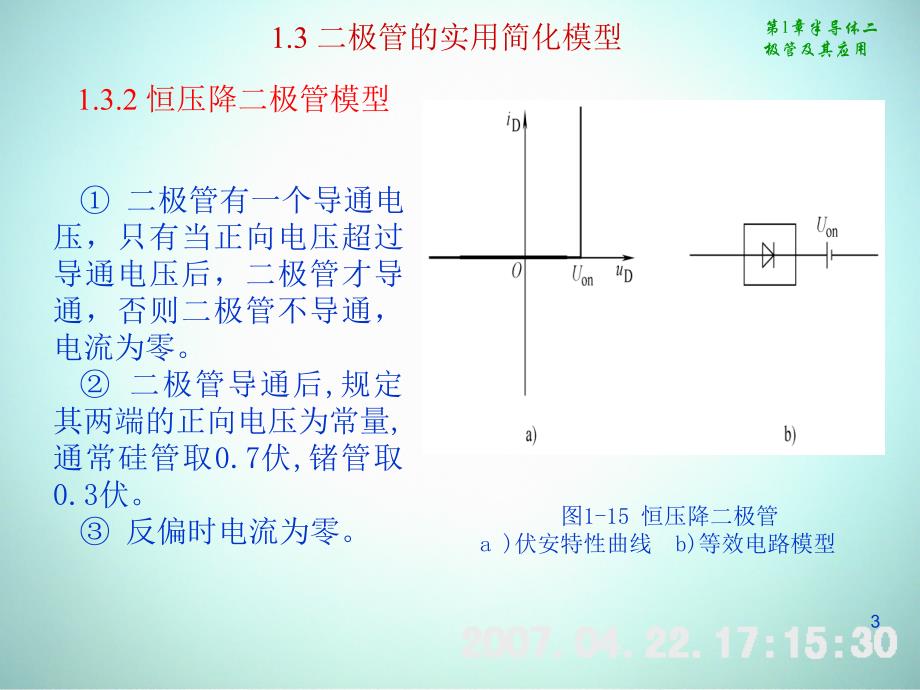 1-3 二极管的实用简化模型_第3页