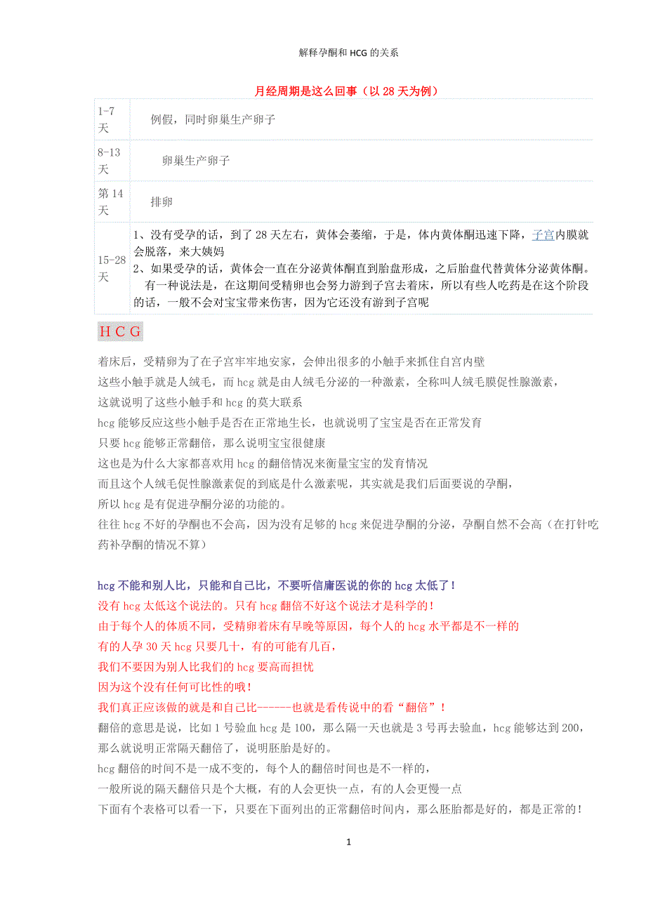 【解释孕酮和hcg的关系】.docx_第1页