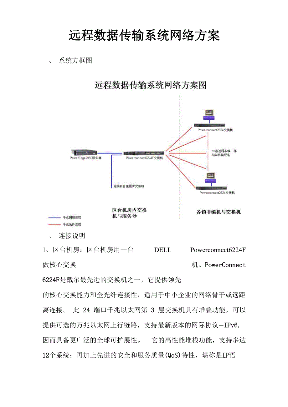 远程数据传输系统网络方案_第1页