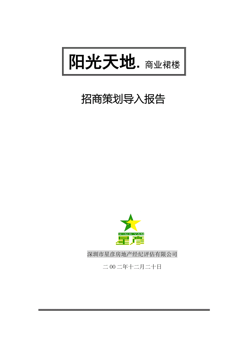 招商策划导入报告_第1页