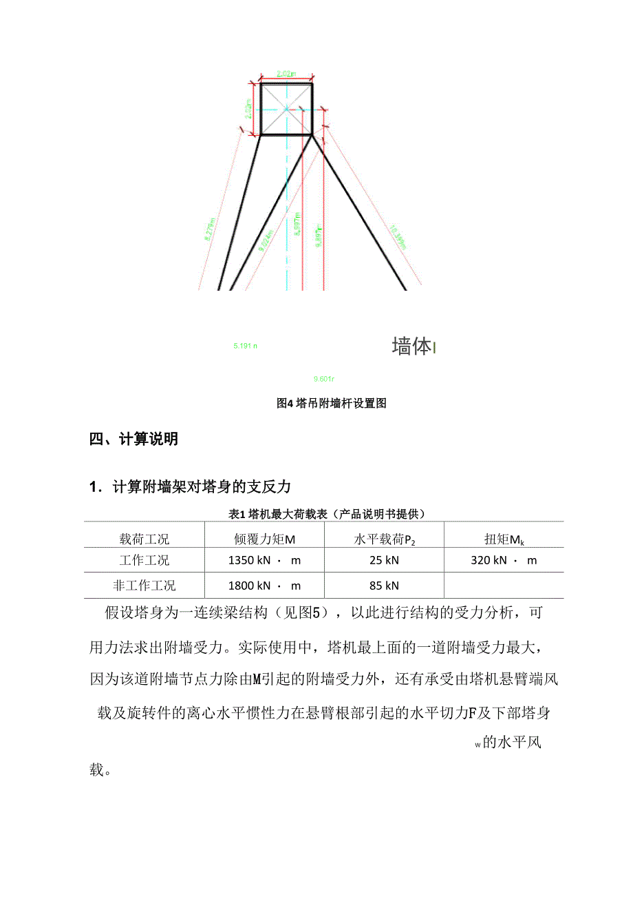 塔机附墙设计计算说明书_第5页