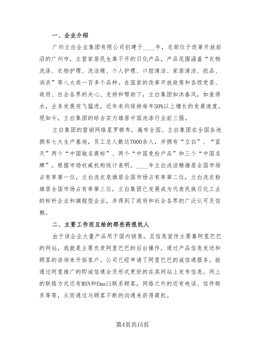 电子商务顶岗实习技术总结报告（4篇）.doc_第4页