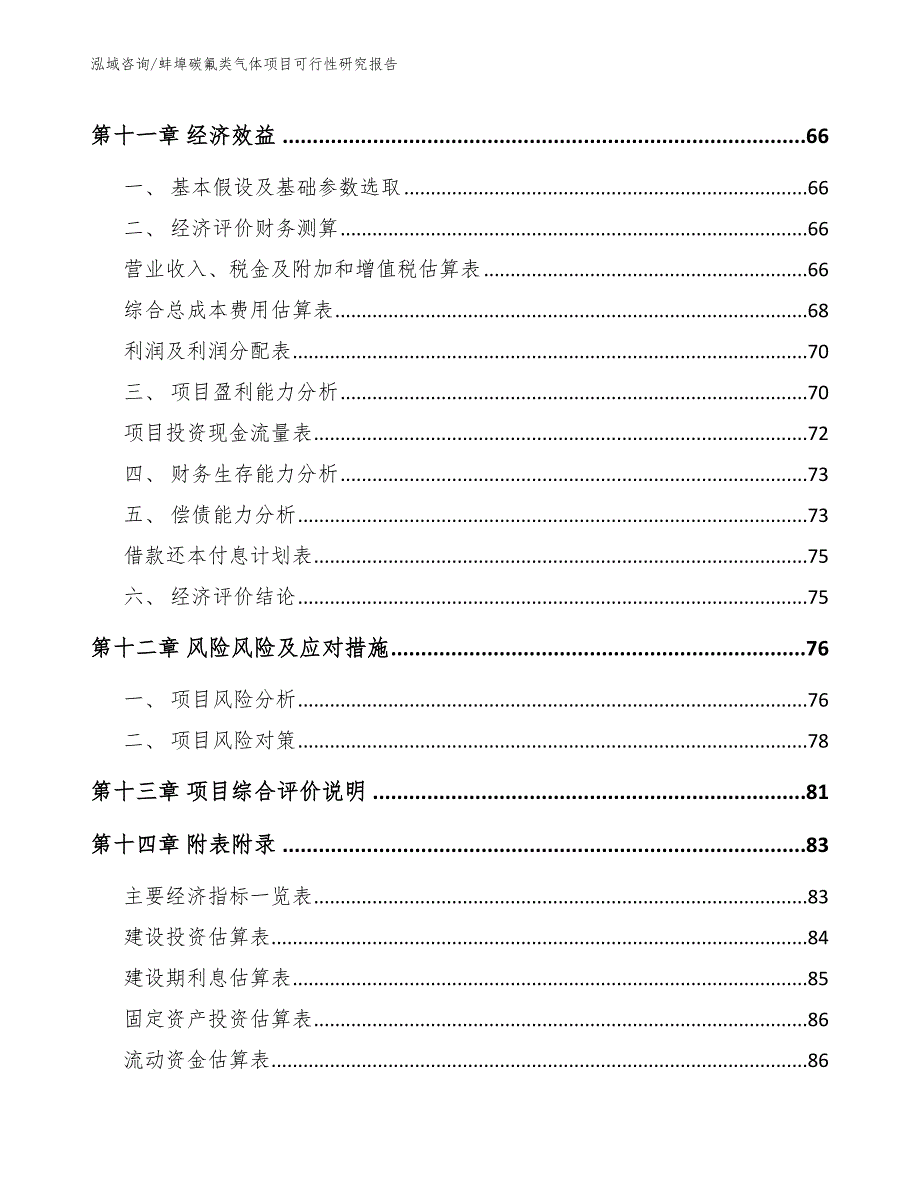 蚌埠碳氟类气体项目可行性研究报告【参考范文】_第4页