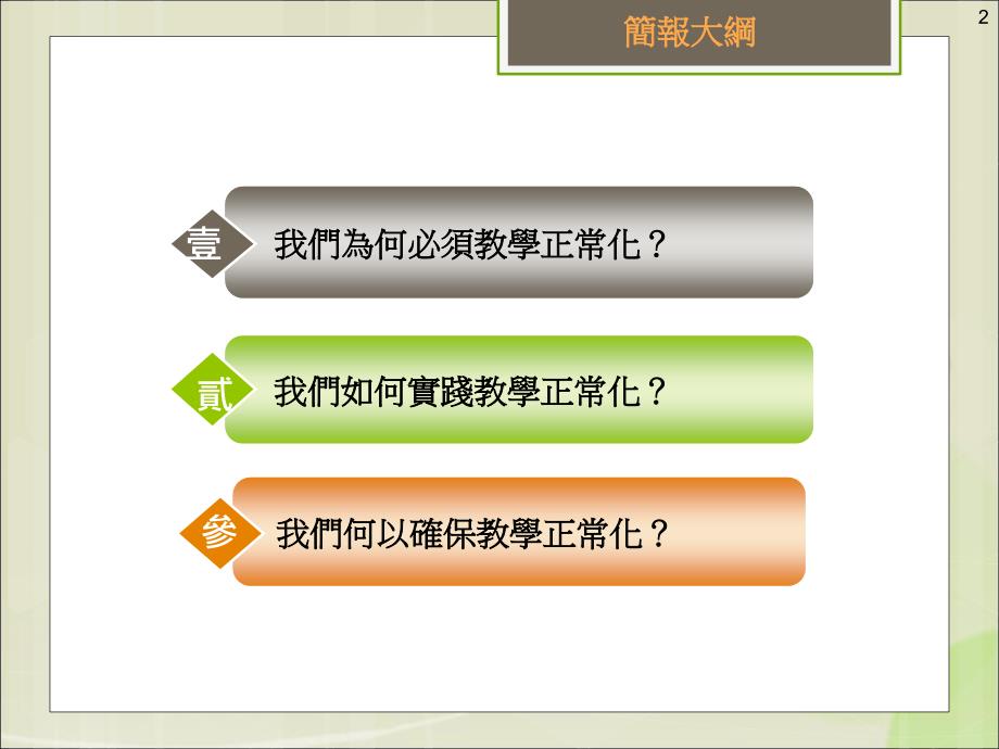 主任储训班教学正常化宣讲资料修改后正式版10304093244KB课件_第2页