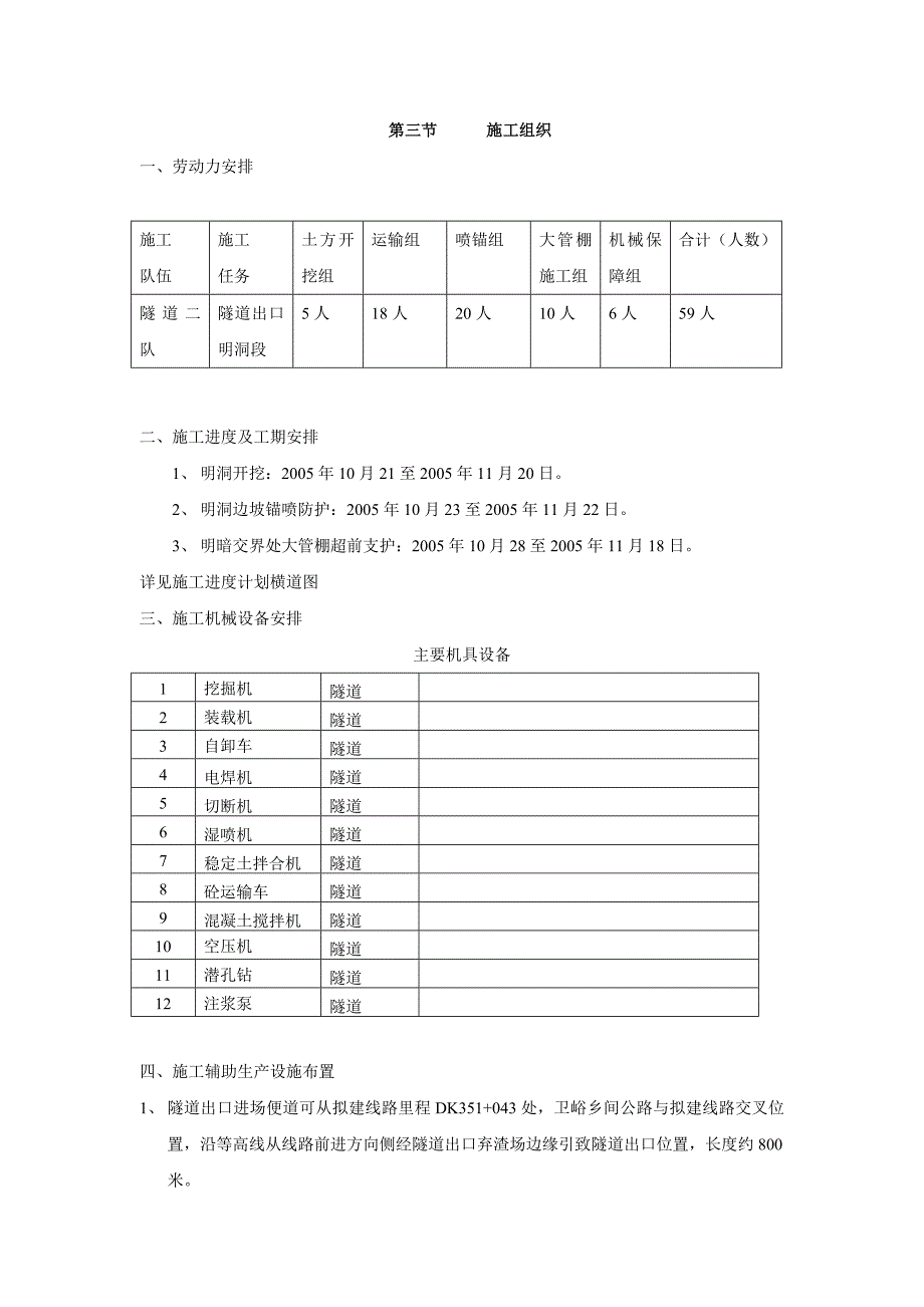 明洞洞门施工方案方法及措施_第2页