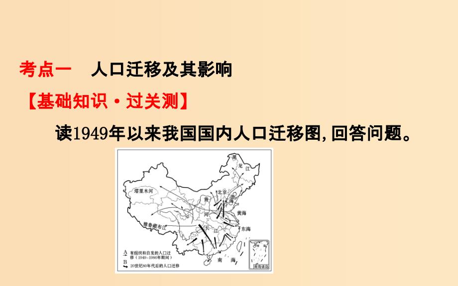 2019版高考地理一轮复习 第六章 人口的变化 6.2 人口的空间变化课件.ppt_第3页