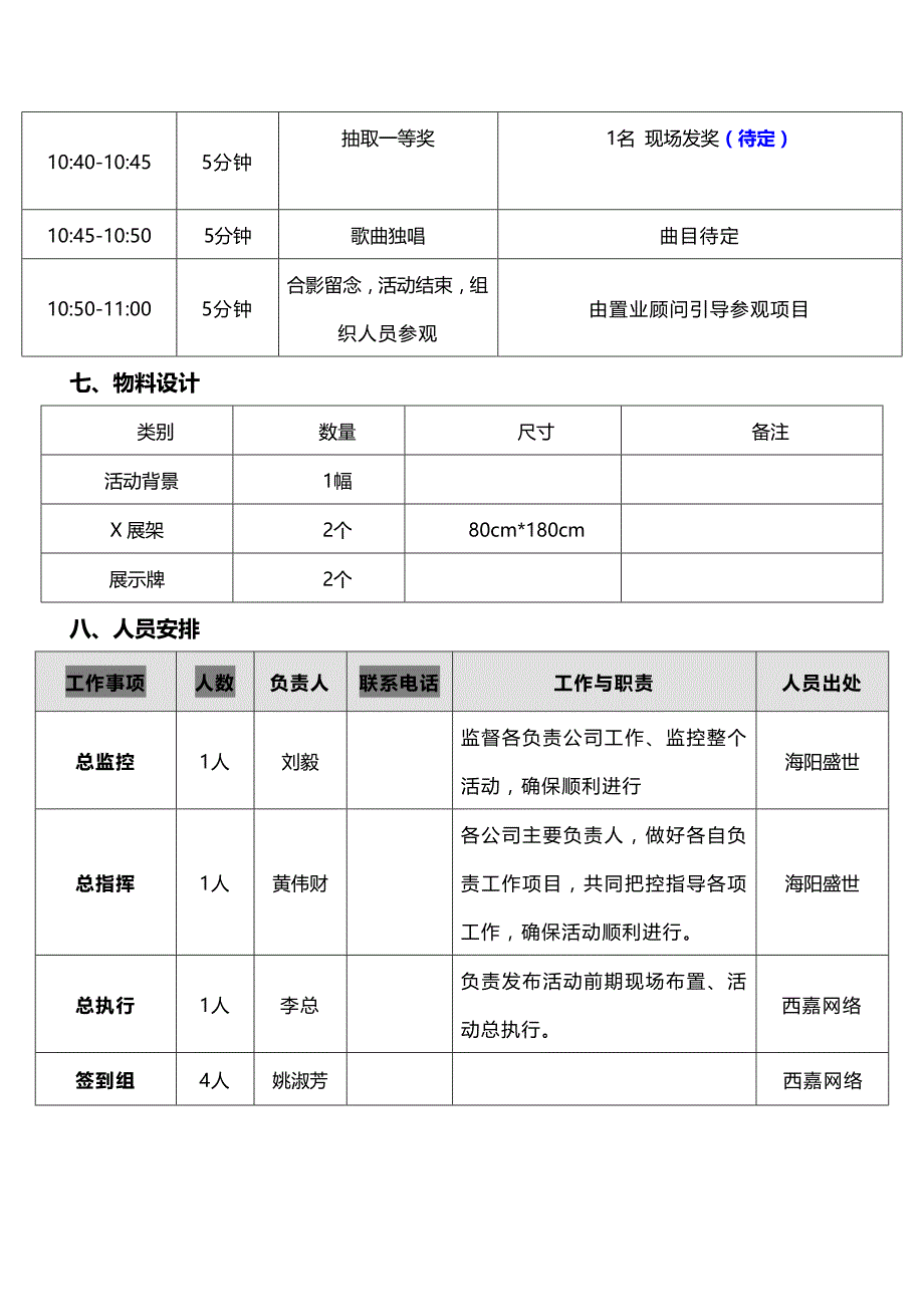 海悦银滩海悦组团开盘活动方案_第4页