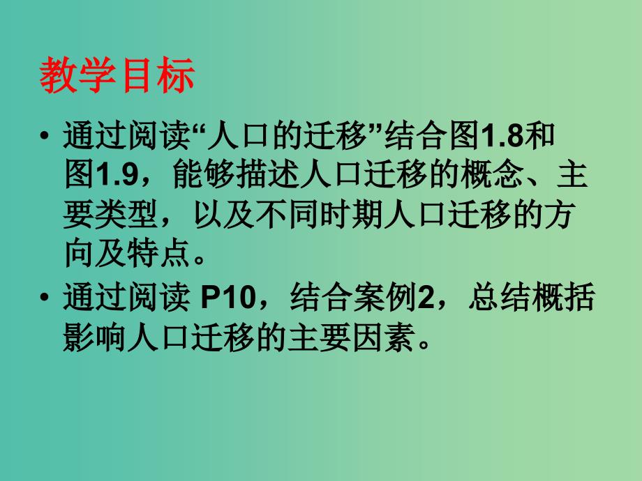 高中地理《1.2 人口的空间变化》课件 新人教版必修2.ppt_第4页