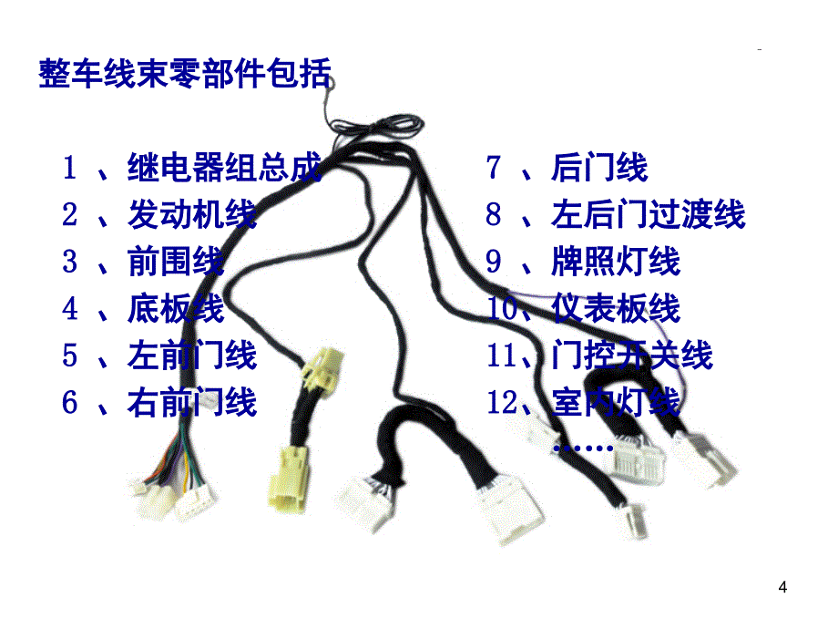 新能源电动汽车线束加工流程图文课堂PPT_第4页