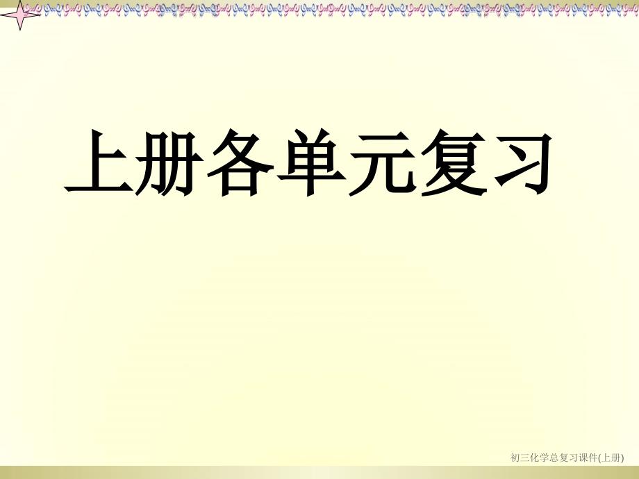 初三化学总复习课件上册经典实用_第1页