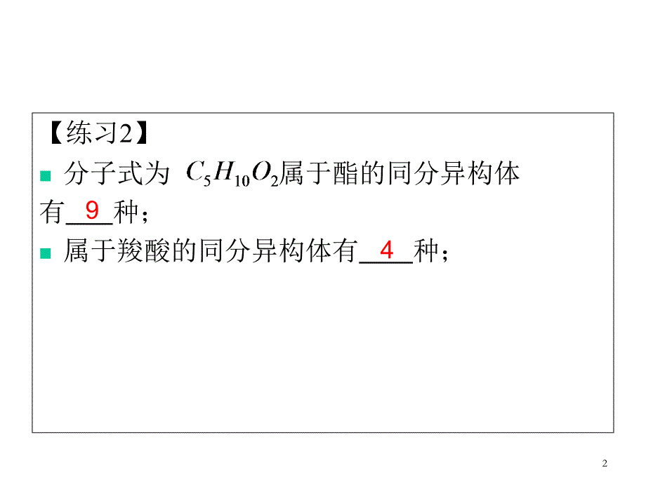 同分异构体书写和判断的思维方法-课件_第2页