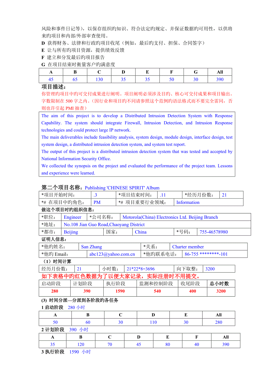 PMP英文申请表模版_第4页