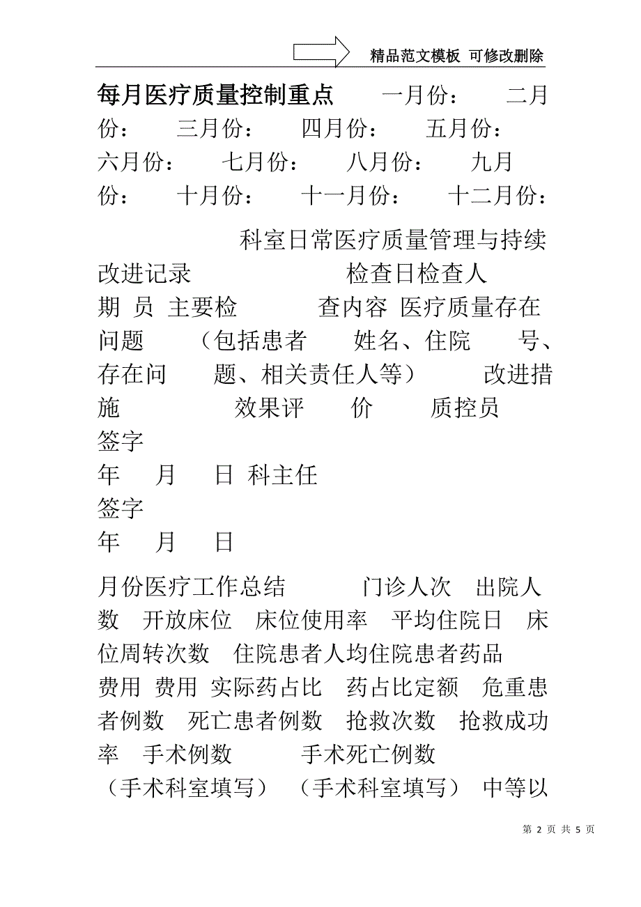 y病理科医疗质量与安全量化指标.DOC_第2页